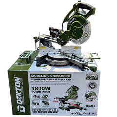 Máy cắt ti trượt Dekton DK-CN256XPRO 1800W đường kính lưỡi cắt 255mm