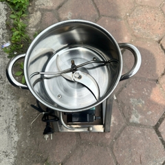 MÁY XAY THỊT ĐA NĂNG 750W - 220V KHUNG INOX 202 DAO 2 CÁNH INOX NỒI 18CM KÈM DAO RUỐC INOX