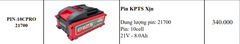 PIN 21V PRO MAX KPT PIN-10C PRO21700 8.0Ah Lithium-ion Chân M21 Phổ Thông Dùng Cho Máy Khoan Máy Mài Siết Bulông