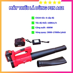 MÁY THỔI LÁ DÙNG PIN ACZ ACZ-8877 21V 5CELL CÓ CHỈNH TỐC
