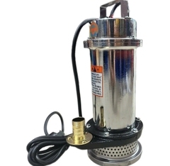 MÁY BƠM CHÌM NƯỚC SẠCH 370W-220V BƠM TÕM INOX QDX1.5-16-0.37 ỐNG XẢ 25MM LƯU LƯỢNG 1.5M3/H MAX 16M BƠM AO HỒ GIẾNG KHOAN HÚT NƯỚC SINH HOẠT