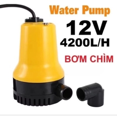 MÁY BƠM CHÌM NHỰA ẮC QUY LOẠI 80W-12V CÁNH BƠM PPO LƯU LƯỢNG 1.5M3/H CHẠY ÊM NHỎ GỌN TIỆN DỤNG