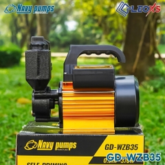 Điện Máy Minh Thành HD - Máy Bơm Nước Chân Không 375w - 220v Hút Sâu 8m Đẩy Cao 38m Hút Xả 34/34 Lưu Lượng 35 l/min Cánh Đồng Cốt Inox 304 Thương Hiệu NAVY Dây Đồng Bảo hành 24 tháng