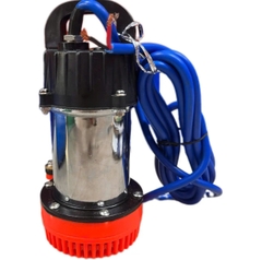 MÁY BƠM CHÌM INOX ẮC QUY LOẠI 370W-12V HÚT XẢ 25/25 LƯU LƯỢNG 6M3/H MAX 18M CÁNH BƠM INOX CỐT HỢP KIM CHẠY ÊM SIÊU KHỎE NHỎ GỌN TIỆN DỤNG