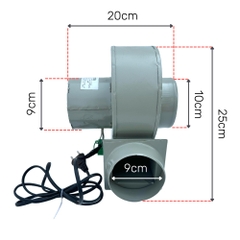 QUẠT SÊN HÚT BẾP THAN KHÔNG KHÓI CÔNG SUẤT 80W HÚT KHÓI BỤI MÙI THÔNG HƠI KHÍ THÔNG GIÓ PHÒNG BẾP