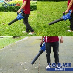 MÁY THỔI LÁ THỔI BỤI DÙNG PIN M21 LEOxs LXS-BL4510 MÔ TƠ KHÔNG CHỔI THAN CHÂN PIN PHỔ THÔNG