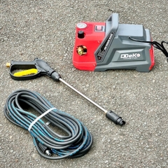 MÁY RỬA XE GIA ĐÌNH CÓ CHỈNH ÁP DDEKO DK-P2500 2500W 120BAR 10L