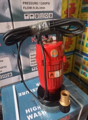 MÁY BƠM CHÌM NƯỚC SẠCH 370W-220V BƠM TÕM ĐỎ QDX1.5-16-0.37 ỐNG XẢ 25MM LƯU LƯỢNG 1.5M3/H MAX 16M BƠM AO HỒ GIẾNG KHOAN HÚT NƯỚC SINH HOẠT