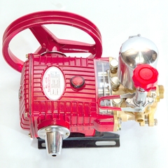 ĐẦU MÁY RỬA XE DÂY ĐAI LUCKY HL45 MÀU ĐỎ GÂN TY THÉP 30MM