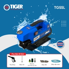 MÁY RỬA XE RỬA DIỀU HÒA VỆ SINH ĐỒ DÙNG GIA ĐÌNH TIGER TG55L 1800W 130BAR 8.5L