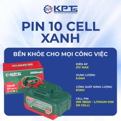 PIN 21V KPTs PIN-10CX 6.0Ah Chân Pin Phổ Thông M21 10 Cell Lithium-Ion Dùng Cho Máy Khoan Máy Mài Máy Siết Bulông