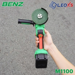 MÁY MÀI PIN MÔ TƠ KHÔNG CHỔI THAN BENZ M1100 CỠ ĐÁ 100MM 21V TỐC ĐỘ KHÔNG TẢI 9000V/P CHÂN PIN PHỔ THÔNG TRỌN BỘ PIN SẠC
