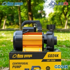 MÁY BƠM 750W DÂN DỤNG TƯỚI TIÊU THÂN VÀNG GOLD NAVY GD24K