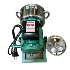 MÁY XAY THỊT CÁ CUA MÁY XAY ĐA NĂNG 750W NỒI ĐÁY BẰNG 18CM 2 DAO KÈM QUE RUỐC INOX