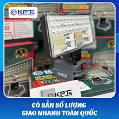 ĐÈN CÓ SẠC THÂN ĐÈN DÙNG CHÂN PIN PHỔ THÔNG KHÔNG KÈM PIN KPTs KPT-L84 LOẠI 21V DÙNG CHO DÃ NGOẠI THỢ XÂY DỰNG VÀ DỰ PHÒNG KHI MẤT ĐIỆN
