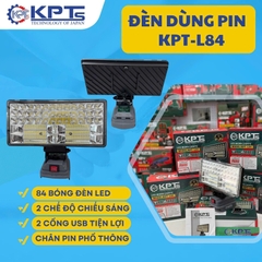 ĐÈN CÓ SẠC THÂN ĐÈN DÙNG CHÂN PIN PHỔ THÔNG KHÔNG KÈM PIN KPTs KPT-L84 LOẠI 21V DÙNG CHO DÃ NGOẠI THỢ XÂY DỰNG VÀ DỰ PHÒNG KHI MẤT ĐIỆN