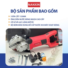 Máy Cắt Tường 5 Lưỡi NANXIN NX-5135 5200W Lưỡi 133MM Tốc Độ 7000V/P Chuyên Cắt Rãnh Tường