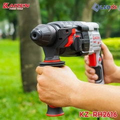 Máy Khoan Bê Tông 3 Chức Năng KAIZEN KZ-RH2616 1010W Khoan Đục 26MM Lực Đập 2.8J Có Đèn Led Chuyên Công Trình