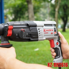 Máy Khoan Bê Tông 3 Chức Năng KAIZEN KZ-RH2616 1010W Khoan Đục 26MM Lực Đập 2.8J Có Đèn Led Chuyên Công Trình