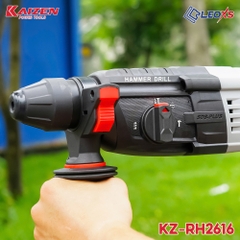 Máy Khoan Bê Tông 3 Chức Năng KAIZEN KZ-RH2616 1010W Khoan Đục 26MM Lực Đập 2.8J Có Đèn Led Chuyên Công Trình