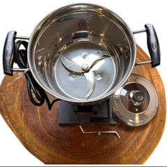 Điện Máy Minh Thành HD - Máy Xay Thịt Công Nghiệp 1000w - 220v Lõi Đồng 100% Khung Thép Nồi 22cm Dao 3 Cánh Inox Tặng Thanh Ruốc Thương Hiệu NINH PHÁT Bảo Hành 12 Tháng