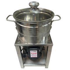 Máy Xay Đa Năng 1100w - 220v Nồi To Inox Dao Thả 3 Cánh Kèm Dao Đánh Ruốc Inox Thương Hiệu Linh Linh 100% Dây Đồng Bảo Hành 12 Tháng