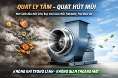 QUẠT SÊN LY TÂM CÔNG SUẤT 370W - 220V CÁNH NAN - LỒNG SÓC
