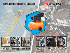 MÁY NÉN KHÍ CÓ DẦU LUCKY H24L 2HP 24L ISO 9001