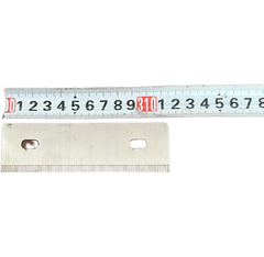 Lược Máy Thái Bì Lợn Inox Lô 80 Dài 120mm Phụ Kiện Thay Thế Đức Phương
