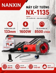 Máy Cắt Rãnh Tường NANXIN NX-1135 1 Lưỡi 1600W Lưỡi 133MM 8500R/MIN Chuyên Cắt Tường Điện Nước