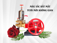 Đầu Phun Áp Lực Lucky HL80N Piston Thép 30mm 50Bar 80L/P Dùng Motor 3 Pha & Động Cơ Nổ Phun Thuốc Rửa Xe