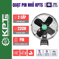 QUẠT PIN NHỎ CHÂN PIN PHỔ THÔNG THÂN QUẠT KPTs CHÍNH HÃNG KHÔNG KÈM PIN GỌN NHẸ MẠNH MẼ TIỆN LỢI DÙNG CHO THỢ XÂY DỰNG HOẶC VÙNG CAO NHỮNG NƠI KHÔNG CÓ ĐIỆN TIỆN DỤNG MỌI LÚC MỌI NƠI
