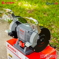 Máy Mài 2 Đá KAIZEN KZ-BG125 125mm 220V – Tốc Độ Chậm Chống Rung, Độ Chính Xác Cao
