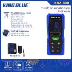 THƯỚC ĐO KHOẢNG CÁCH LASER TIA XANH KINGBLUE KNZ-80R