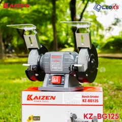 Máy Mài 2 Đá KAIZEN KZ-BG125 125mm 220V – Tốc Độ Chậm Chống Rung, Độ Chính Xác Cao