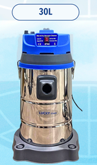 MÁY HÚT BỤI LUCKY START CC-30L 1500W-220V LƯU LƯỢNG 53L/S DUNG TÍCH BÌNH 30L LỰC HÚT CHÂN KHÔNG 200 MBAR THIẾT KẾ GỌN NHẸ PHÙ HỢP TIỆM RỬA XE NHỎ VĂN PHÒNG GIA ĐÌNH LỰC HÚT MẠNH MẼ