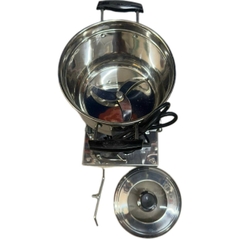 Điện Máy Minh Thành HD - Máy Xay Thịt Công Nghiệp 1000w Khung Inox Tôn Nồi 22cm Dao 3 Cánh Inox Tặng Thanh Ruốc Dây Đồng Thương Hiệu NINH PHÁT  Bảo Hành 12 Tháng