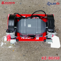 MÁY MÀI 2 ĐÁ 250W-220V KAIZEN KZ-BG150 Ф150 x 25 x Ф32MM TỐC ĐỘ KHÔNG TẢI 2950V/P MÁY MÀI TỐC ĐỘ CHẬM CHỐNG RUNG ĐỘ CHÍNH XÁC CAO CÓ MÀNG CHẮN BẢO VỆ