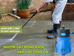 MÁY RỬA XE MINI ĐỨNG LUCKY APW -VM-60P 1100W-220V ÁP LỰC 70 ĐẾN 105 BAR LƯU LƯỢNG 6 L/P NHỎ GỌN TIỆN LỢI CHO VIỆC VỆ SINH NHÀ CỬA SÂN VƯỜN XE CỘ PHÙ HỢP CHO GIA ĐÌNH