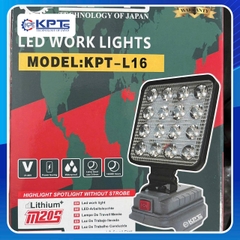 ĐÈN CÓ SẠC THÂN ĐÈN DÙNG CHÂN PIN PHỔ THÔNG KHÔNG KÈM PIN KPTs KPT-L16 LOẠI 21V DÙNG CHO DÃ NGOẠI THỢ XÂY DỰNG VÀ DỰ PHÒNG KHI MẤT ĐIỆN