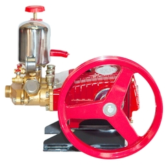 ĐẦU MÁY RỬA XE DÂY ĐAI LUCKY HL26 MÀU ĐỎ GÂN TY THÉP 22MM