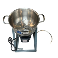 MÁY XAY THỊT CÁ CUA MÁY XAY ĐA NĂNG 1100W NỒI ĐÁY BẦU 22CM 3 DAO KÈM QUE RUỐC INOX