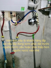 Điện Máy Minh Thành HD - Máy Bơm Nước Tăng Áp Mini 100w - 220v Lưu Lượng 30 l/min Hút Xả 25/25 Cột Áp 8.5m Cánh Đồng Cốt Hợp Kim Thương Hiệu PENRONIL Dây Đồng Bảo Hành Chính Hãng