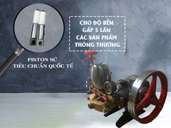 ĐẦU PHUN ÁP LỰC LUCKY HL59N MÀU ĐEN GÂN PISTON SỨ 30MM