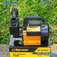 Điện Máy Minh Thành HD - Máy Bơm Nước Chân Không 375w - 220v Hút Sâu 8m Đẩy Cao 38m Hút Xả 34/34 Lưu Lượng 35 l/min Cánh Đồng Cốt Inox 304 Thương Hiệu NAVY Dây Đồng Bảo hành 24 tháng