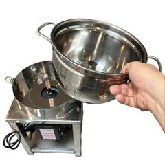 Máy Xay Đa Năng 1300w - 220v Nồi To Inox Dao Thả 3 Cánh Kèm Dao Đánh Ruốc Inox Thương Hiệu Linh Linh 100% Dây Đồng Bảo Hành 12 Tháng