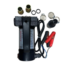 MÁY BƠM DẦU 200W 24V HÚT SÂU 3M ĐẾN 8M CỘT ÁP 10 ĐẾN 15M HÚT XẢ 25/25 LƯU LƯỢNG 40 L/MIN HÚT DẦU DIESEL NHỎ GỌN