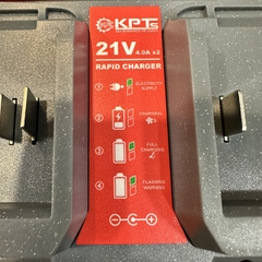 Bộ Sạc Đôi Pin 21V KPTs KPT-21VX2 Chân Pin M21 Sạc Nhanh Tự Ngắt