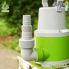 Điện Máy Minhh Thành HD - Máy Bơm Chìm 400w - 220v Hút Cạn 7mm  Đẩy Cao 8m Hút Xả 21/34/42 Lưu Lượng 133 l/min Cánh PPO Cốt Inox304 Thương Hiệu SHUSHUI  Bảo Hành  6 Tháng