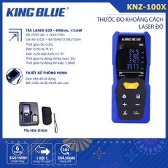 MÁY ĐO KHOẢNG CÁCH LASER TIA ĐỎ KING BLUE KNZ-100X